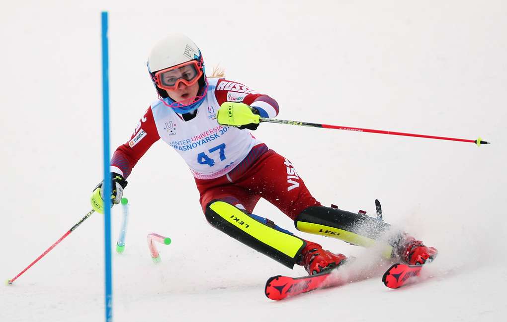 Российская горнолыжница Ткаченко победила в гигантском слаломе на Универсиаде